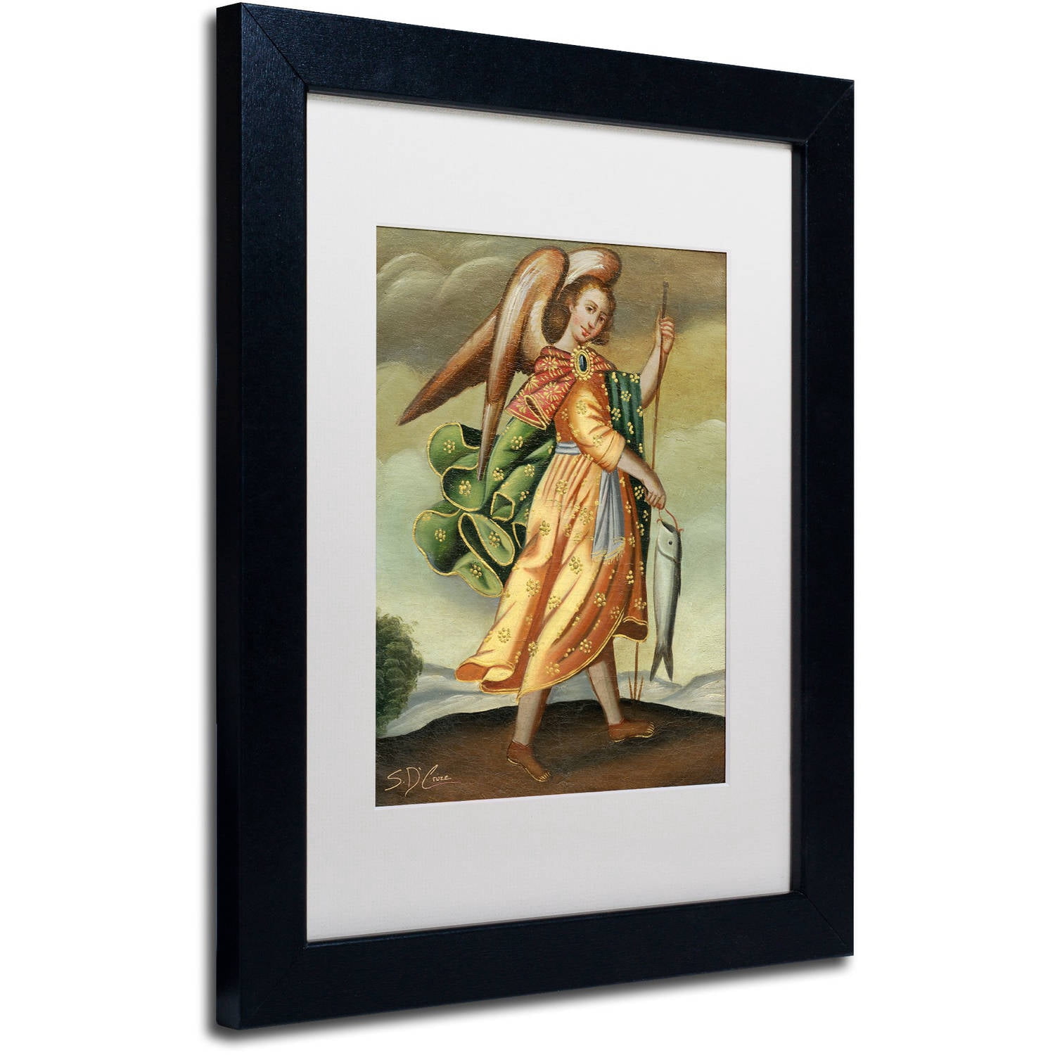 Trademark Fine Art "Fishers of Men" Canvas Art by Masters Fine Art, White Matte, Black Frame