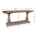 thumbnail image 4 of Uttermost Stratford Table Console Rustique en Gris Poncé Lavé, 4 of 4