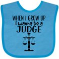thumbnail image 3 of Inktastic Future Judge Law Scale Boys or Girls Baby Bib, 3 of 4