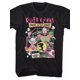 thumbnail image 1 of Halloween T-Shirt - Men'S Killer Klowns Neon Comic Book Graphic T-Shirt - Klown From Outer Space Design, Black Cotton Crew Neck Tee, Casual Fit, Short Sleeve, Vibrant Print, Machine Washable, 1 of 6