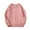 Pink, variant on Chenyin 2-8T Boys Girls Cotton Sweatshirt for Toddler Kids Solid Color Sweatsuit Pullover Tops Baby Long Sleeve Spring Fall Sweaters for Unisex