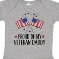 thumbnail image 4 of Inktastic Military Veteran Daddy Proud Son Daughter Boys or Girls Baby Bodysuit, 4 of 5