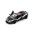 thumbnail image 2 of Lamborghini Revuelto Police Edition, Black w/White Stripe - Kinsmart 5459DP - 1/38 Scale Diecast Model Car, 2 of 6