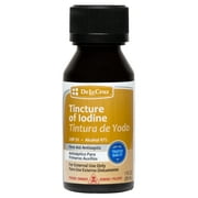 De La Cruz Tincture of Iodine First Aid Natural Antiseptic Tintura De Yodo 2% Sol. 1 Fl Oz