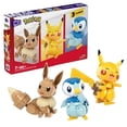 thumbnail image 1 of Kit de juguetes de construcción MEGA Pokémon con 3 figuras de acción, 583 piezas, 1 of 6