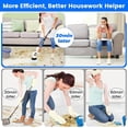 thumbnail image 4 of BN-LINK Electric Spin Scrubber, Cordless Cleaning Brush Scrubber with 7 Replaceable Brush Heads, Adjustable Length and Angle, 3 Speeds, Waterproof Bathroom Scrubber for Bathtub Kitchen Wall Cleaning, 4 of 8