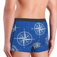 thumbnail image 4 of Bingfone Compass Men's Underwear - Casual Stretch Boxer Briefs-Small, 4 of 7