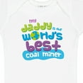 thumbnail image 4 of Inktastic Worlds Best Coal Miner Daddy Boys or Girls Baby Bodysuit, 4 of 5