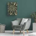 thumbnail image 3 of Canvas Wall Art - Bilge Paksoylu 'Sb 24 Blue Gold' Wall Art for Living Room, Bedroom, or Office Décor by Trademark Fine Art - 24 x 32 Inches, 3 of 4