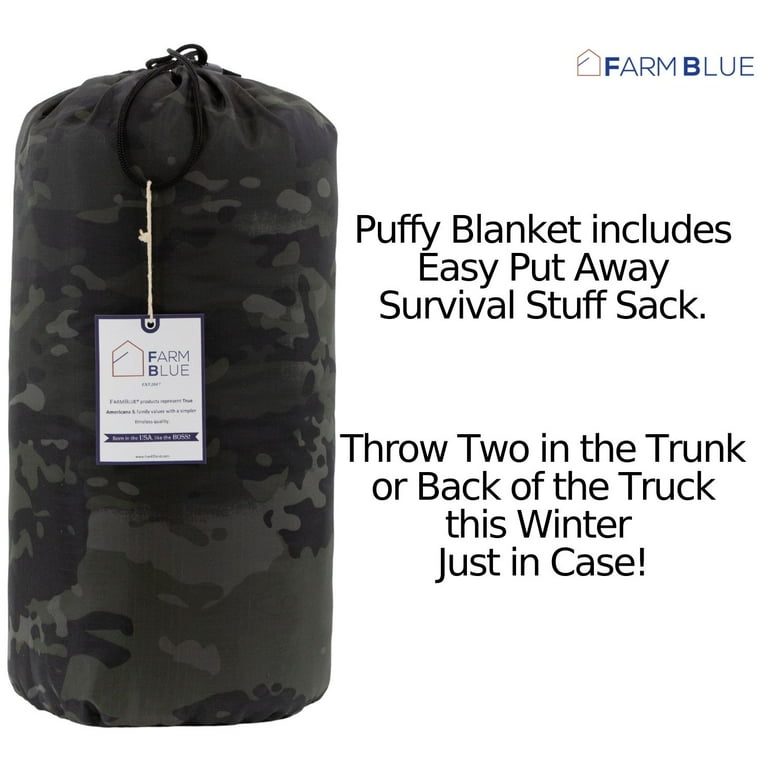 BESTHUNTINER Warm Blanket With Fleece Lining,Large Stadium Blanket,Waterproof