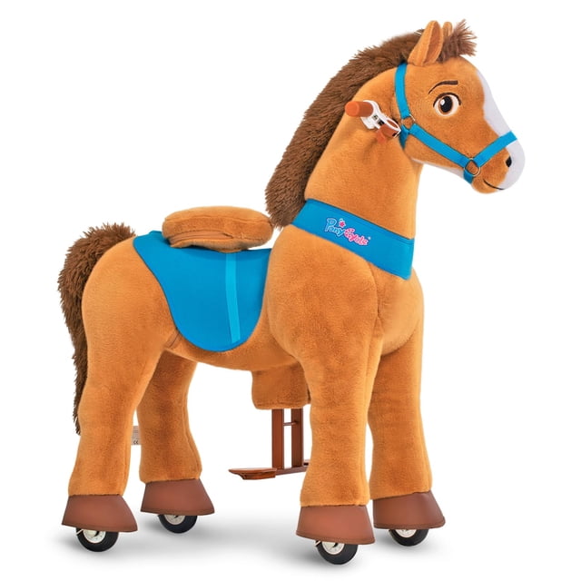 Juguete de peluche interactivo para niños, ponycycle, caballo, color marrón, E337