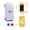6 IN 1 Set - Gray Zipper, variant on Hard Carrying Case for Nintendo Switch Lite - Protective Travel Pouch with Game Storage