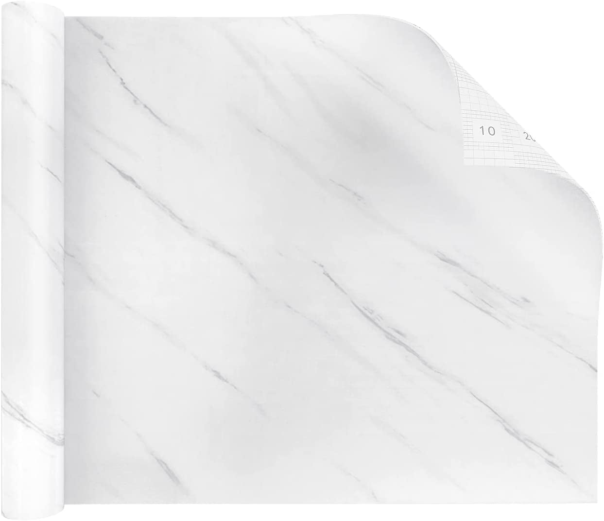 Marble Contact Paper 50 x 300 cm Peel and Stick Wallpaper Marble White