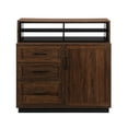 thumbnail image 4 of Walker Edison 40” Modern Rustic Adjustable Secretary Desk, Dark Walnut, 4 of 10