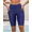 navy, variant on Alove Womens Solid 5" Regular Swim Shorts Wave Edge Swimming Bottom with Two Pockets Side
