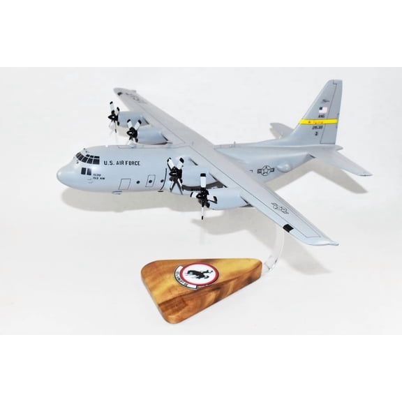 Lockheed Martin® C-130H Hercules, 187th Airlift Squadron, 21" Mahogany Scale Model