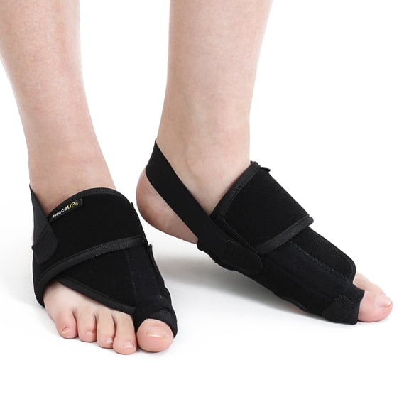 BraceUP Bunion Corrector – Orthopedic Toe Separator for Men and Women, Day and Night Support (2-pack, One Size)