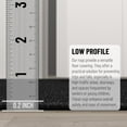 thumbnail image 4 of Ottomanson Hallway Runner Rug 2'7" x 12' Non Slip Solid Area Rugs Easy to Clean Laundry Rug Runner Durable & Pet Friendly Floor Carpet Runners for Hallways Entryway Living Room Kitchen, Black, 4 of 5