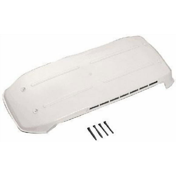 Ventmate Couvercle de Remplacement Direct pour Évents de Réfrigérateur 65529 Dometic; Ancien Style; Blanc Polaire; Plastique; avec Vis de Montage