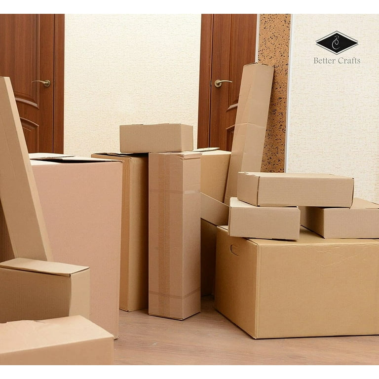 24x4x4 Box - Tall Corrugated Cardboard Boxes - Bundle of 25 Tall Tube Shipping Boxes - Great Shipping Experience!