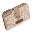 thumbnail image 6 of Wrangler Wallet for Women Bifold Card Holder with Zipper and ID Window, Tan, 6 of 7