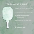 thumbnail image 3 of Luzz Carbon Fiber Pickleball Paddles(16mm) Sandblasted Surface USAPA Approved T700 Pickle Ball Rackets for All Skill Level Clover, 3 of 9