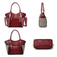 thumbnail image 4 of MKF Collection Janise Women's Tote Bag, Crocodile embossed Shoulder Bag Handbag Purse by Mia K, 4 of 6
