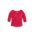 thumbnail image 1 of Aeropostale Juniors Metallic 3/4 Sleeve Graphic T-Shirt 558 M, 1 of 1