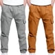 thumbnail image 1 of Cowsor 2PC Boys Cargo Sweatpants Casual Hiking Pants Joggers Athletic Trousers Cotton Loose Straight Pants for Men, 1 of 6