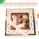 thumbnail image 5 of Houderco Caja De Regalo De Chocolate Beige Con Moño Y Gran Capacidad Para Fiestas Y Bodas, 5 of 6
