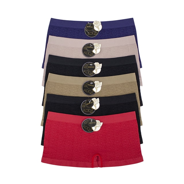 Paquete Docena 12 Boxer Dama Microfibra