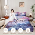thumbnail image 3 of Erosebridal Chic Horse Twin Comforter Sets for Girls, Pink Cherry Blossoms Bedding Set, 3 of 6