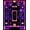 Purple, Pattern 6, variant on Flatwoven High Traffic Area Rug, Pixel Game World Non Slip Gaming, Non Slip, Stain Resistant, Washable Area Rugs for Living Room, Bedroom(Green, 4X6)