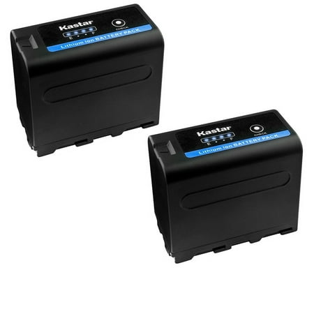 Kastar NP-F970 PRO Battery 2-Pack Replacement for Sony NP-F770 NP-F960 NP-F970 Battery 1920x1080 IPS with HDR/3D-Luts/Dual-use Battery System on-Camera-Touchscreen-Field-Monitor (F Series & LP-E6)