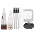 thumbnail image 3 of Eyelash Color Kit, Mild Professional Sweatproof Brow Lashes Tint Set Waterproof With Gloves For Home Light Brown,Dark Brown, 3 of 8