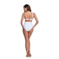 thumbnail image 6 of Jusfitsu Womens High Waisted Bikini Bottom Tummy Control Hollow Out Mesh Swim Shorts Retro Swimsuits Tankini Bottom Brief, 6 of 8