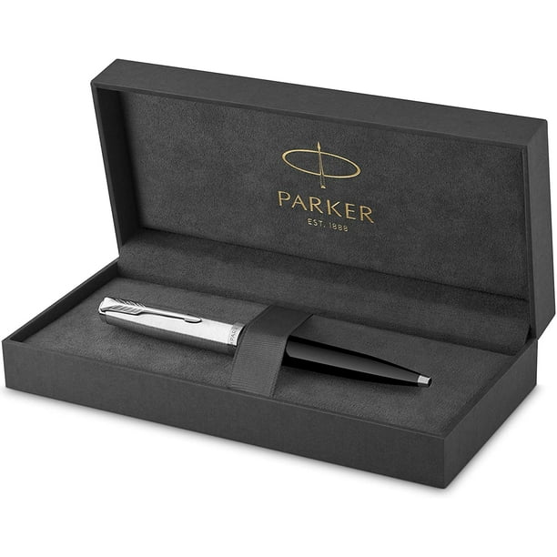 Parker recharges pour stylo bille, pointe moyenne, encre noire QUINKflow