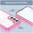 thumbnail image 4 of for Samsung Galaxy S22 Simple Fashion Case, Shockproof Drop Protection Clear Case, Durable PMMA + TPU, Anti-Fingerprints Technology Full Protection Case for Samsung Galaxy S22 (6.1 inch),Rose, 4 of 8
