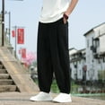 thumbnail image 2 of Kureaily Mens Solid Sweatpants Casual Harem Pants Sportswear Trousers With Pockets, 2 of 5