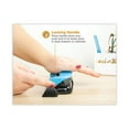 thumbnail image 6 of 12-Sheet Ez Squeeze Three-Hole Punch, 9/32" Holes, Blue/black | Bundle of 5 Each, 6 of 7