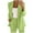 Green, variant on Yigetop Spring Blazer Women 2025 Women's Casual Solid Color Suit Jacket Lapel Keep Warm and Slim Loose Long Sleeve Fashion Cardigan Coat Blazer Dress for Women Beige L