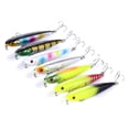 thumbnail image 3 of 1pcs/7pcs 3D Eyes Hooks Simulation Fish Hard Bait Deep Hooks Simulation Bait; Fish Sea Bass Fishing Tackle Aritificial Lures, 3 of 9