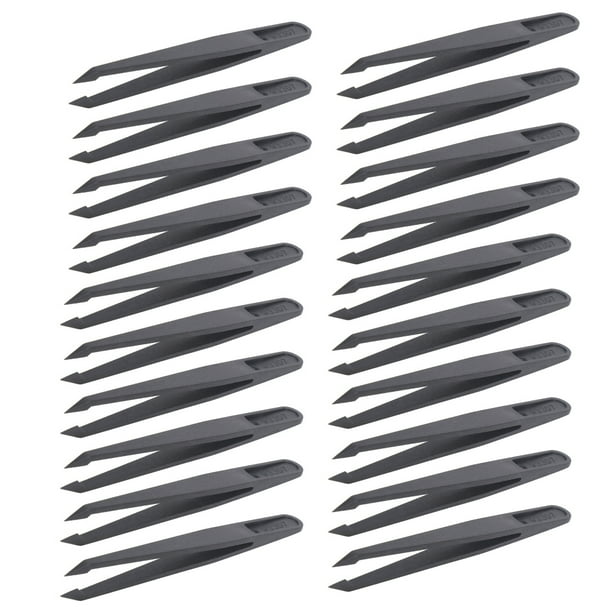 Pinzas antiestáticas, pinzas de 20 piezas Pinzas de reparación de carbono antiestáticas Pinzas de fibra de carbono diseñadas meticulosamente