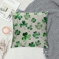 thumbnail image 2 of Nawypu ST Patricks Day Pillow Covers  ST Patricks Day Lucky Clover Decorations Throw Pillows Outdoor Green Shamrocks Decor Cushion Case Decorations for Home Couch Sofa, 2 of 5