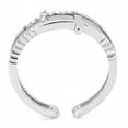 thumbnail image 3 of No Plating Stainless Steel Ring with AAA Grade CZ in Clear for Women Style DA319, 3 of 5