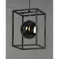 thumbnail image 2 of 11361MSKBKPC Maxim Lighting Fluid-4W 1 LED Pendant-9.75 Inches wide by 14.5 inches high-Black/Polished Chrome Finish, 2 of 5