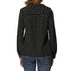 thumbnail image 3 of INSPIRAR CHIC Camisas de Manga Larga Estampadas de los Años 50 para Mujeres con Puntos de Corazón XS Negro Corazón, 3 of 5