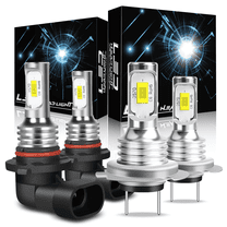 For Hyundai Elantra 2017-2019 Headlight Bulbs High Low Beam LED Light Set 4pcs