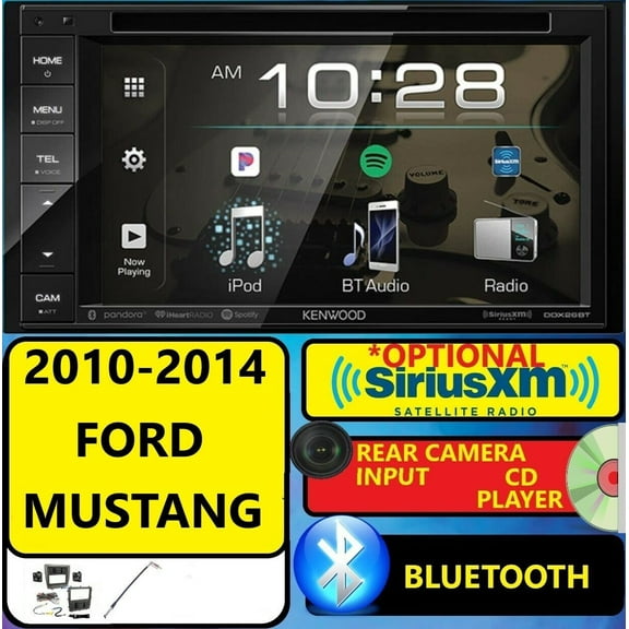2010-2014 FORD MUSTANG AM/FM CD/DVD/USB BLUETOOTH CAR RADIO STEREO OPT. SIRIUSXM
