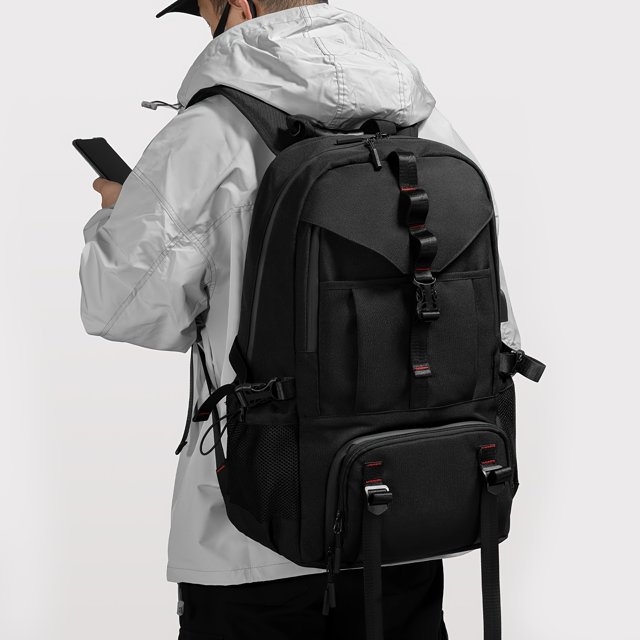 15.6 Inch Laptop Waterproof Backpack: Durable, Smart, & Large Capacity for Travel, Sports, & Mountaineering!